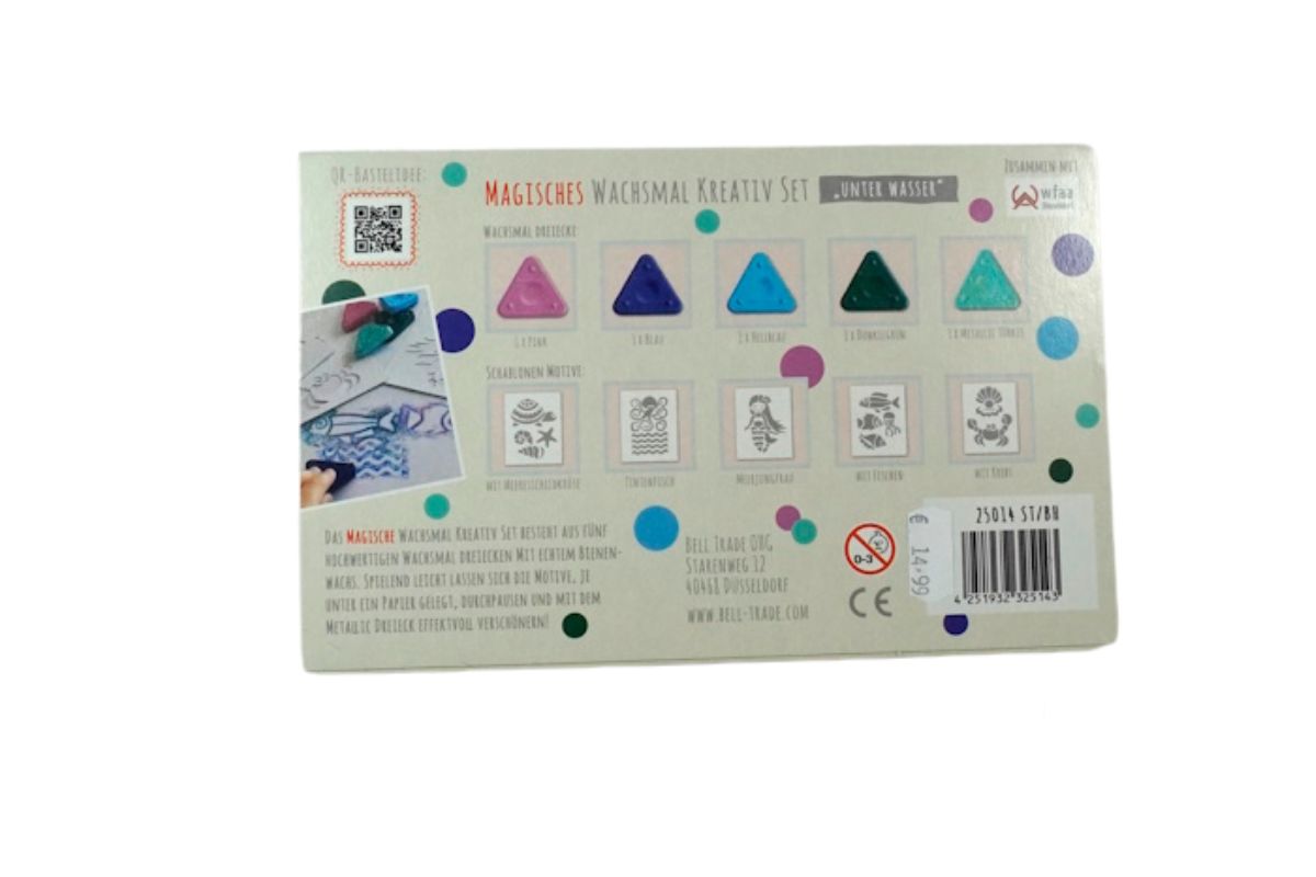 Magisches Wachsmal Kreativ Set Unter Wasser Handmade Lulubug2