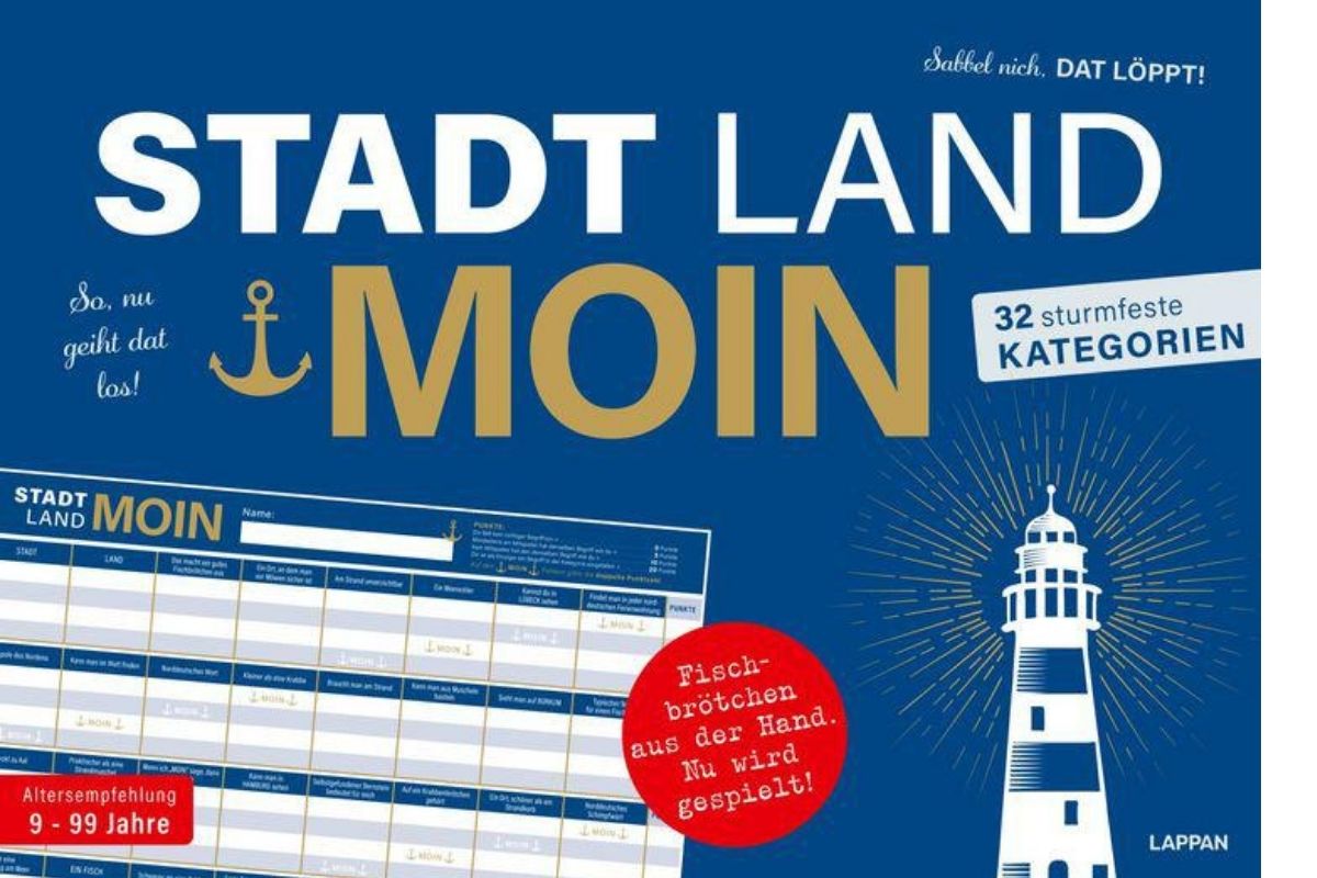 Moin! Stadt Land Moin Norddeutsche Stadt-Land-Fluss Spiel Softcover6