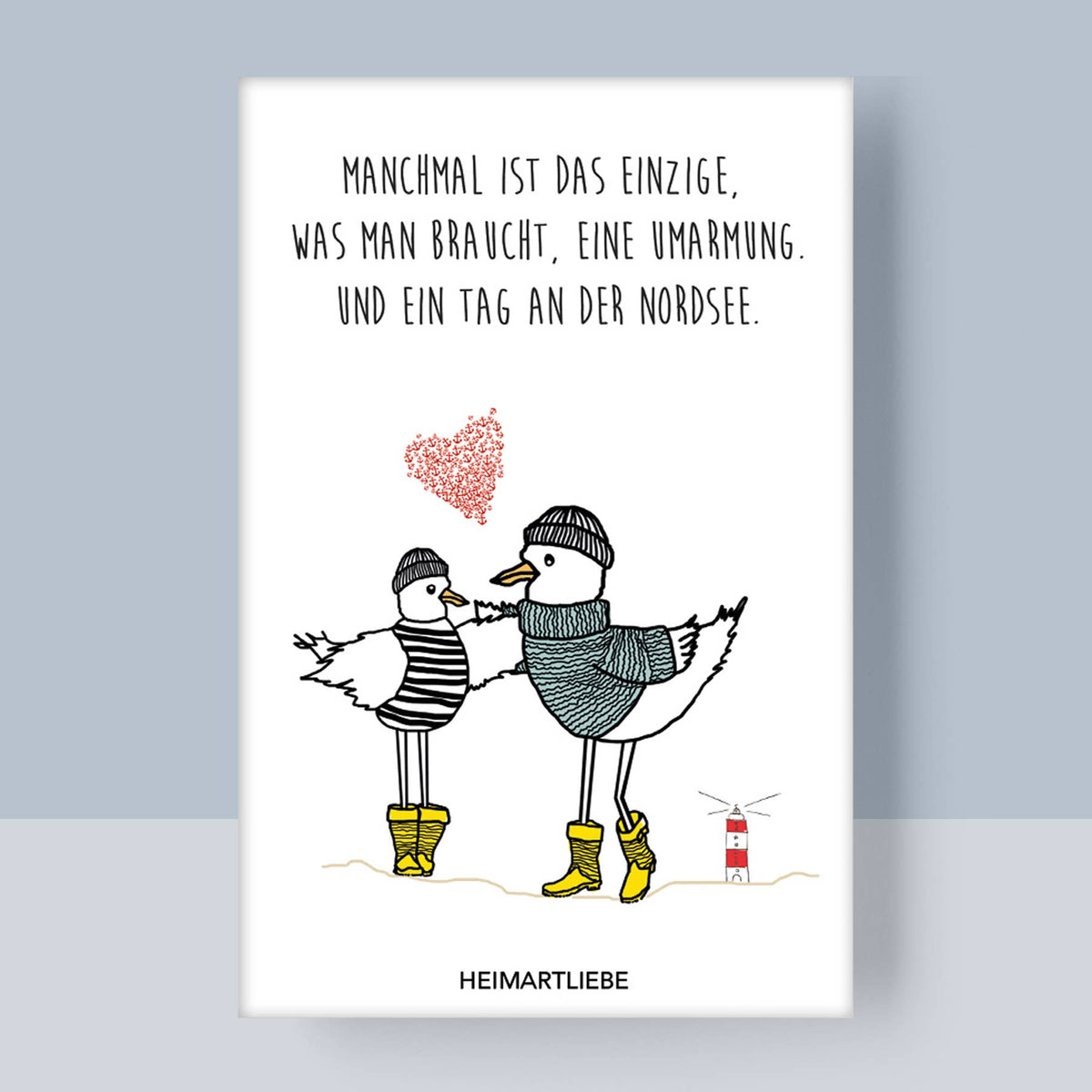 Motiv Magnet "Ein Tag an der Nordsee" Souvenir Nordsee