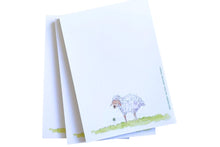Load the picture into the gallery viewer, Notizblock "Schäfchen Glück" Karin Tauer Din A6 50 Blatt