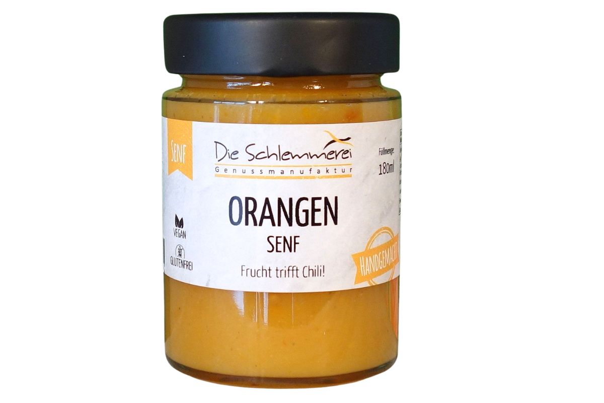 ORANGENSENF Die Schlemmerei Genussmanufaktur Handgemacht 180ml2