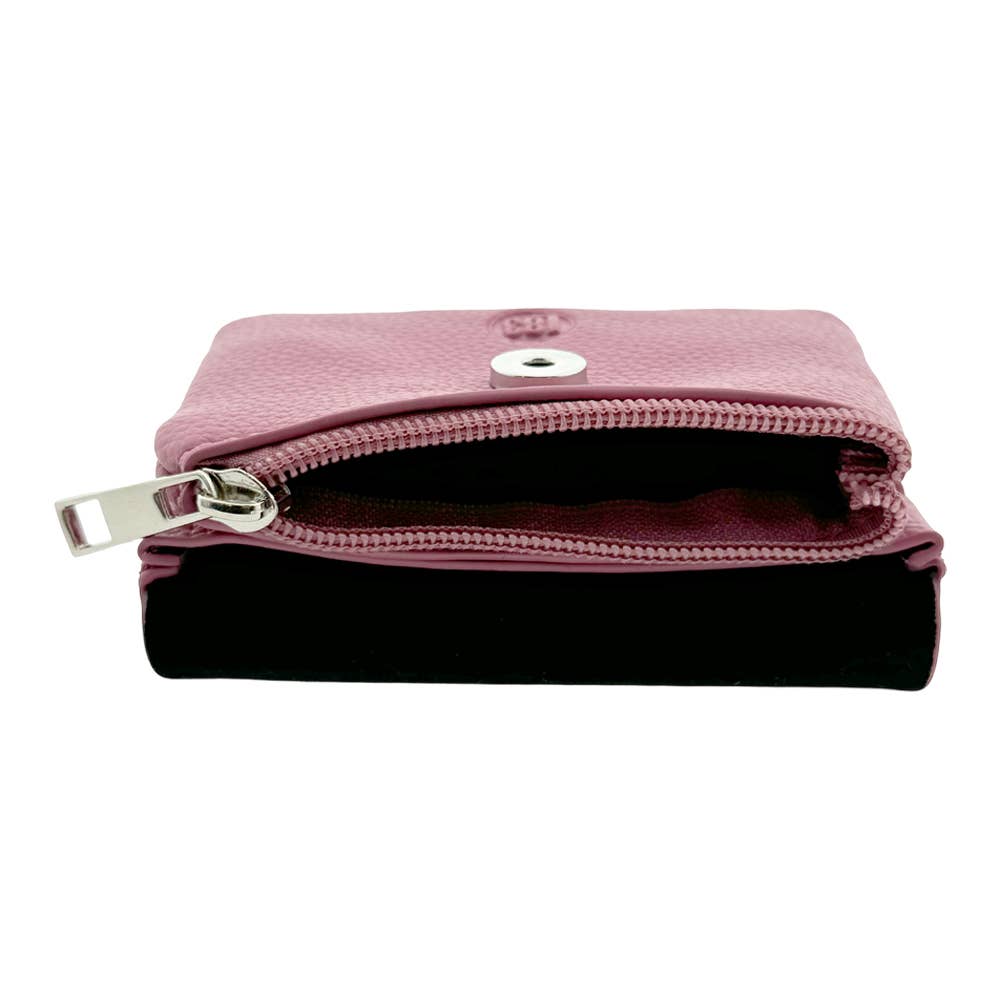 Portemonnaie Geldbörse FENNA Rosa LOT83 Brique3