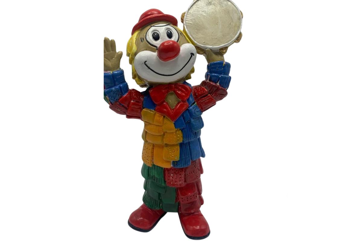 Schmitzens Karnevals Figur Lappenclown Nelles Schmitz 9 cm Sammlerstück Kölner Karneval