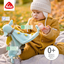 Load the picture into the gallery viewer, Schmusetuch Drache Deluxe mit Drachen-Köpfchen aus der Little Castle Kollektion3