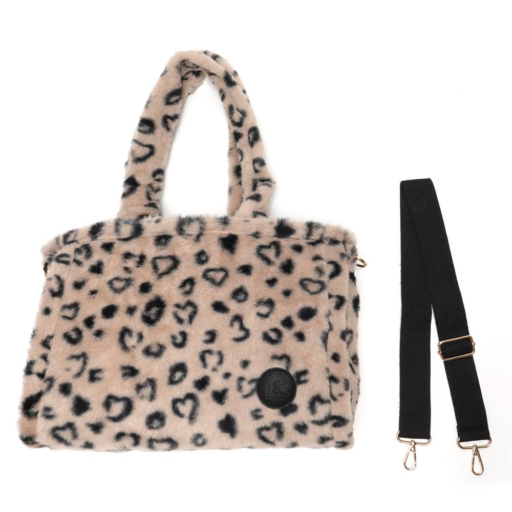 Shopper Mia 03 Damen Tasche Handtasche Einkaufstasche Leo LOT833