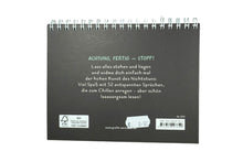 Load the picture into the gallery viewer, Spiral Buch Aufsteller Einfach mal Nix tun. Chill Mode On! Grafik Werkstatt2