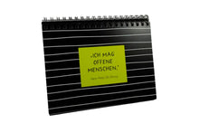 Load the picture into the gallery viewer, Spiral Buch Aufsteller Ich kaufe ein i und möchte lösen: F CK D CH Schwarzer Humor zum Totlachen Grafik Werkstatt5