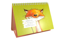 Lade das Bild in den Galerie-Viewer, Spiral Buch Aufsteller Sorge Gut für Dich Grafik Werkstatt3