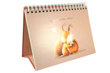 Lade das Bild in den Galerie-Viewer, Spiral Buch Aufsteller Sorge Gut für Dich Grafik Werkstatt4