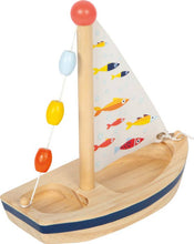 Lade das Bild in den Galerie-Viewer, Wasserspielzeug Segelboot Großer Ozean Spielzeug Holz3