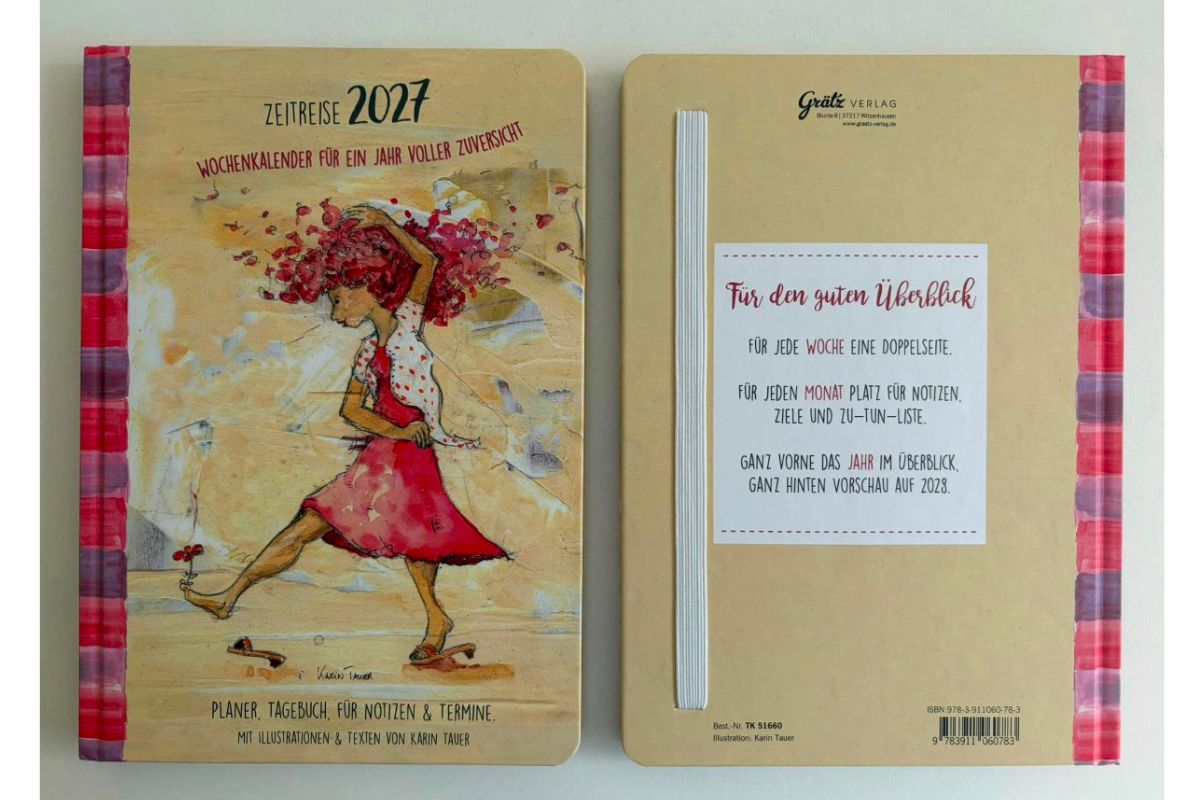 Wochenkalender für ein Jahr voller Zuversicht - Zeitreise 2027/6