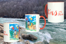 Lade das Bild in den Galerie-Viewer, Kaffeebecher Kaffeetasse Zons am Rhein Tasse Souvenir Tasse