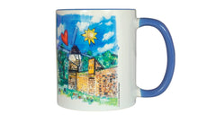 Lade das Bild in den Galerie-Viewer, Kaffeebecher Kaffeetasse Zons am Rhein Tasse Souvenir Tasse Blau