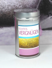 Lade das Bild in den Galerie-Viewer, Echtes Vergnügen von Kräuterküche Gewürzzubereitung Hand abgefüllt 125gr. Dose