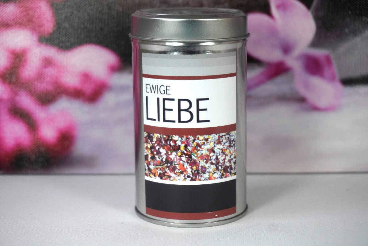 Ewige Liebe von Kräuterküche Gewürzzubereitung Hand abgefüllt 125gr. Dose11