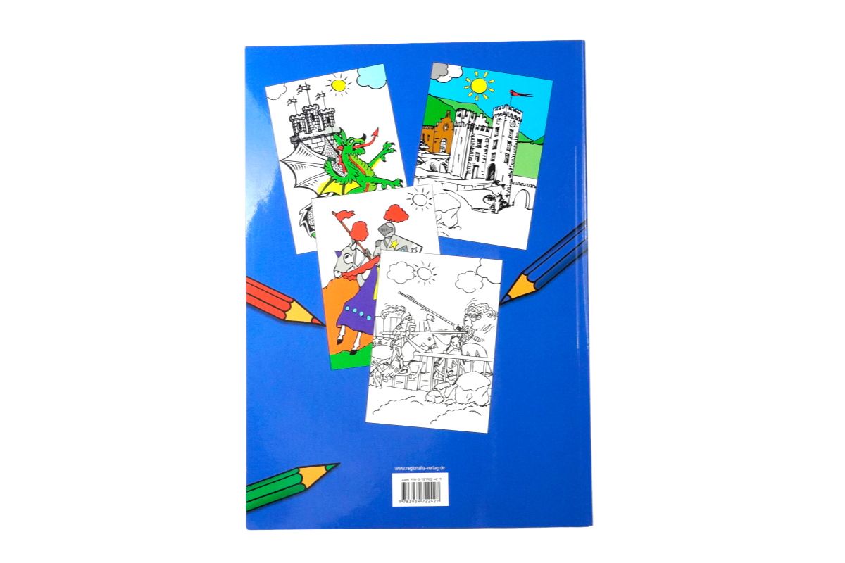 Malbuch Burgen und Ritter