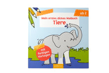 Lade das Bild in den Galerie-Viewer, Mein erstes dickes Malbuch Tiere ab 2 Jahre