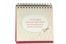 Load the picture into the gallery viewer, Renate Bergmanns Lebensweisheiten Aufsteller Man ist eben so alt, wie man ist!