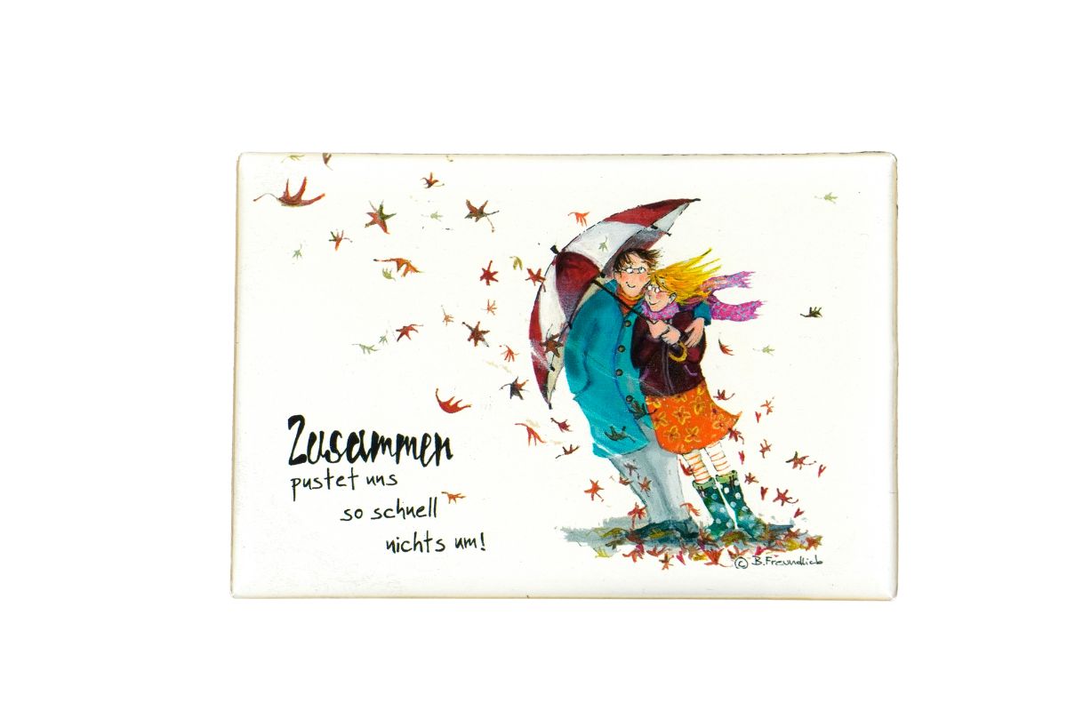 Sweet Design Motiv Magnet Zusammen pustet uns so schnell nichts um! 9,5cm