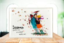 Lade das Bild in den Galerie-Viewer, Sweet Design Motiv Magnet Zusammen pustet uns so schnell nichts um! 9,5cm