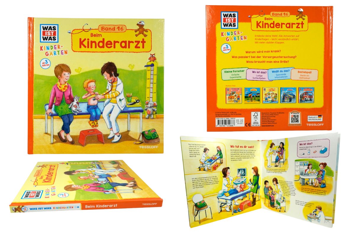 Was ist was Kindergarten Beim Kinderarzt Band 16 gebundenes Buch2