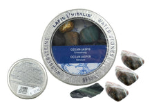 Lade das Bild in den Galerie-Viewer, Lapis Vitalis Wassersteine Energie Steine Ozeanjaspis 100g2