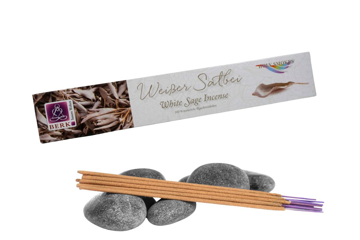 Räucherstäbchen Berk Holy Smokes Weißer Salbei 10 Stäbchen Brenndauer ca. 45 Minuten