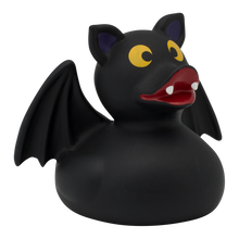 Lade das Bild in den Galerie-Viewer, Fledermaus Ente, LILALU, Badeente, Sammlerstück, Vampir, lustige Schwimmenten