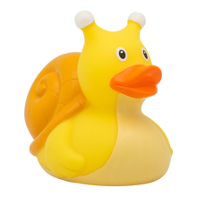 Lade das Bild in den Galerie-Viewer, Schnecken Ente, LILALU, Badeente, Sammlerstück, Tiere, lustige Schwimmenten