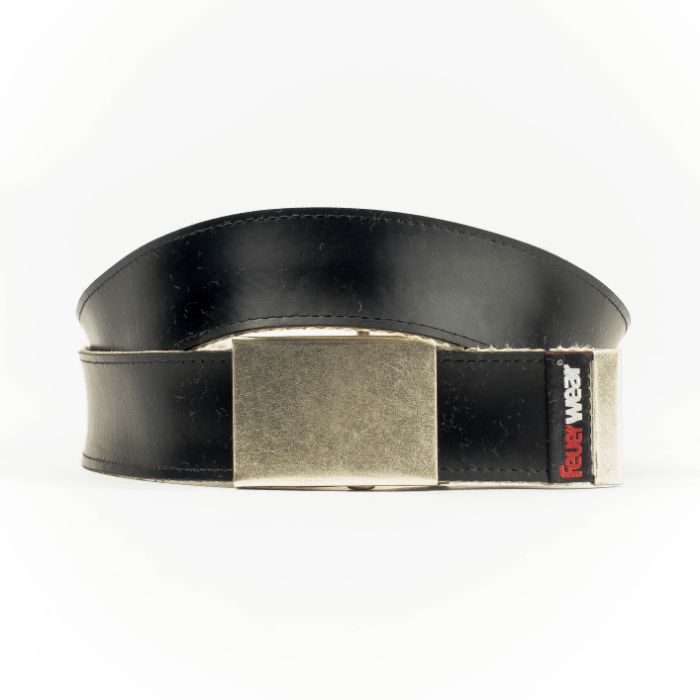 Gürtel Bill, Feuerwear, Unikate, Nachhaltigkeit, Feuerwehrschlauch, Feuerwehr, Weiß, Rot, Schwarz, Upcycling