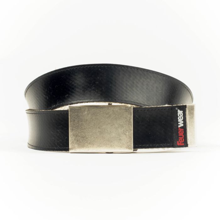 Gürtel Bill, Feuerwear, Unikate, Nachhaltigkeit, Feuerwehrschlauch, Feuerwehr, Weiß, Rot, Schwarz, Upcycling 2