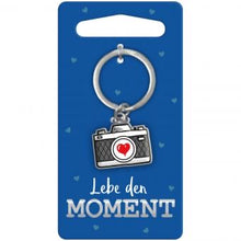 Lade das Bild in den Galerie-Viewer, Mini-Schlüsselanhänger »Lebe den Moment«