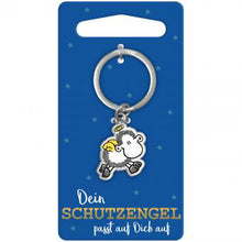 Lade das Bild in den Galerie-Viewer, Mini-Schlüsselanhänger »Dein Schutzengel passt auf Dich auf«