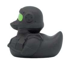 Load the picture into the gallery viewer, Cyber Krieger Ente, LILALU, Badeente, Sammlerstück, Galaxy, lustige Schwimmenten