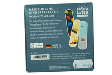 Lade das Bild in den Galerie-Viewer, 10 Kinder Trost Pflaster medizinisch coole Motive für kleine Abenteurer Grafik Werkstatt
