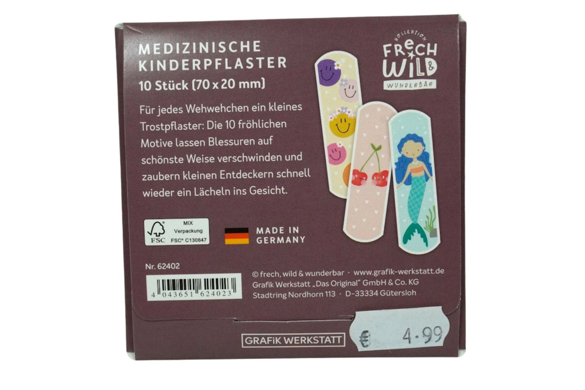 10 Kinder Trost Pflaster medizinisch zauberhafte Motive für kleine Mäuse Grafik Werkstatt2