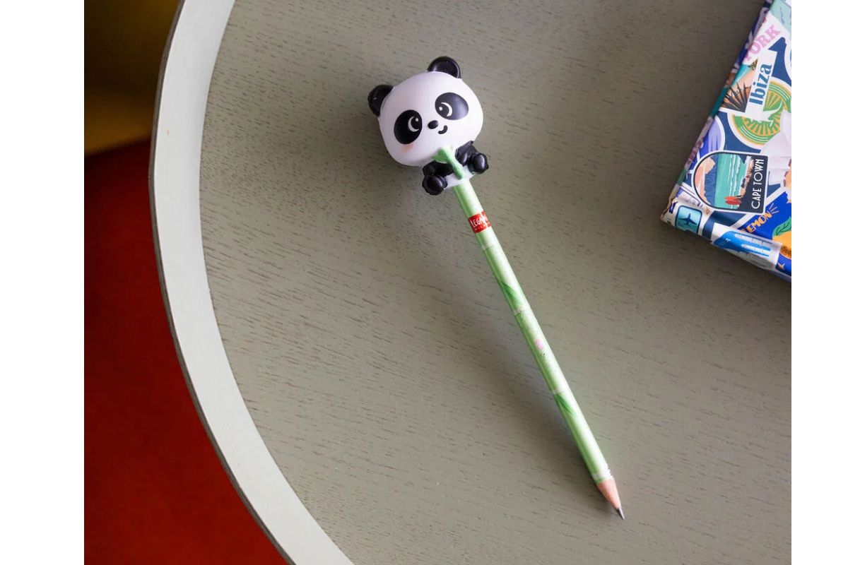 Legami Anti-Stress-Bleistift Panda „Hug me“ - Squeezies with Squishy 7