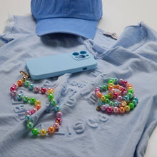Load the picture into the gallery viewer, Ella in Love Perlenarmband 10mm Ø Regenbogenfarben Schmetterling Silber
