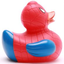 Load the picture into the gallery viewer, Badeente Spiderheroe - Gummiente Badespaß ab 18 Monaten2
