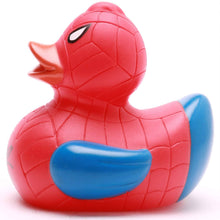 Load the picture into the gallery viewer, Badeente Spiderheroe - Gummiente Badespaß ab 18 Monaten4
