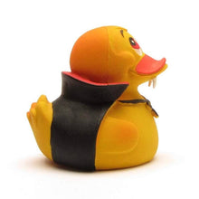 Load the picture into the gallery viewer, Badeente Vampire Duck Design by Lanco Gummiente Naturlatex2
