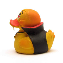 Load the picture into the gallery viewer, Badeente Vampire Duck Design by Lanco Gummiente Naturlatex4

