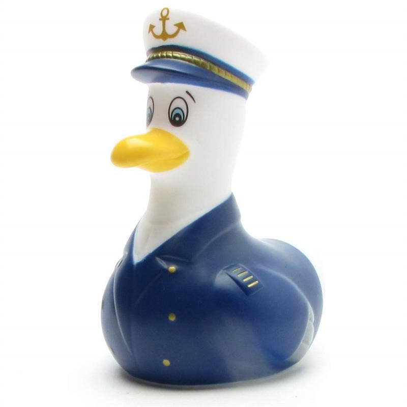 Bademöwe „Kapitän“ – maritimer Badespaß Quietsche-Möwe 