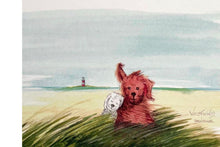 Lade das Bild in den Galerie-Viewer, Briefblock Briefpapier "Hunde" Design Karin Tauer Format DIN A 5 50 Blatt3
