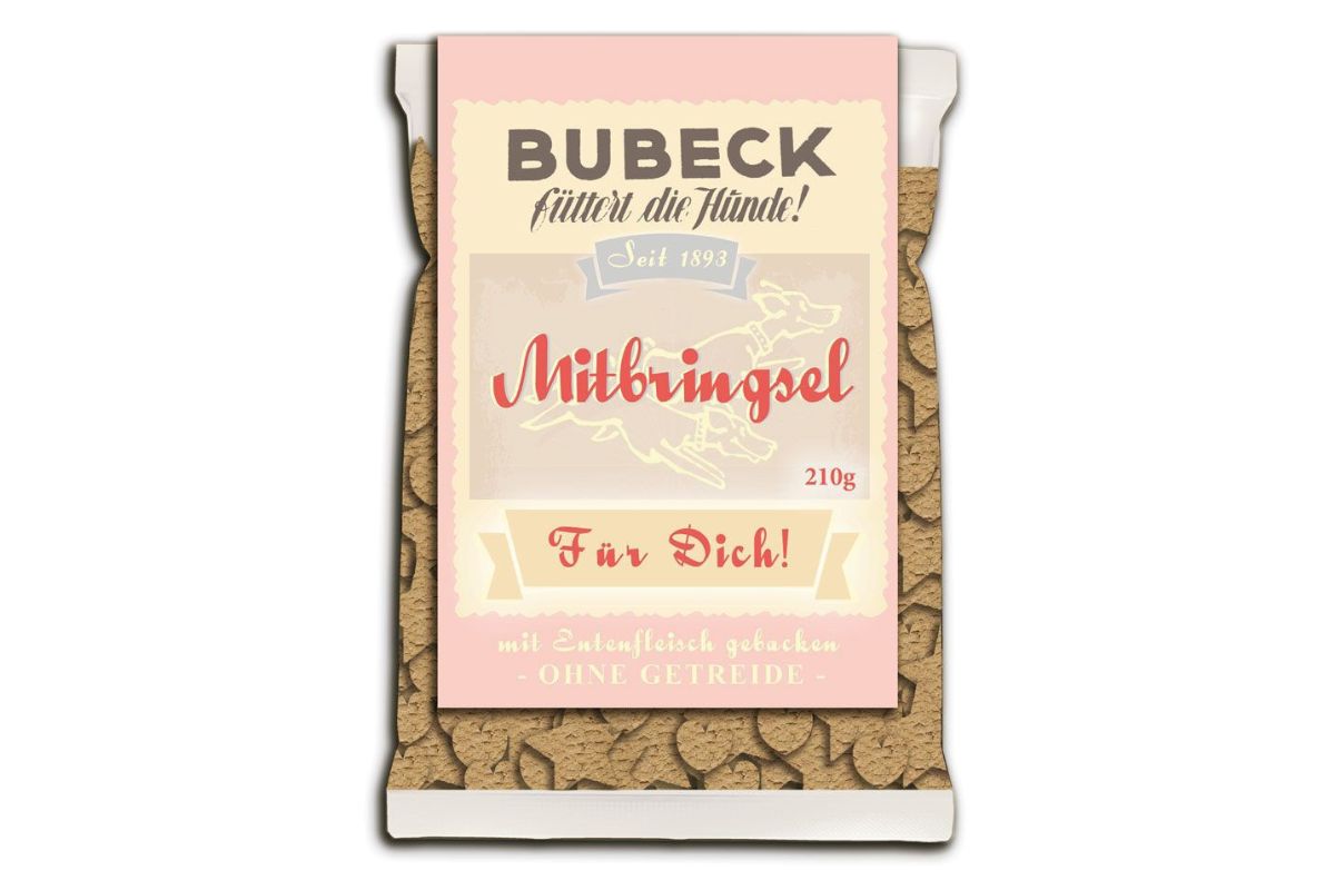 Bubeck Hundekuchen Mitbringsel Getreidefrei Classic 210g "Für Dich!"