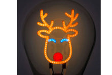 Lade das Bild in den Galerie-Viewer, Deko-Weihnachtstischlampe in Glühbirnenform Reindeer Bulb Fiction5
