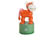 Load the picture into the gallery viewer, Drückfigur Tiger Afrika Drückfigur Holzspielzeug Spielspaß
