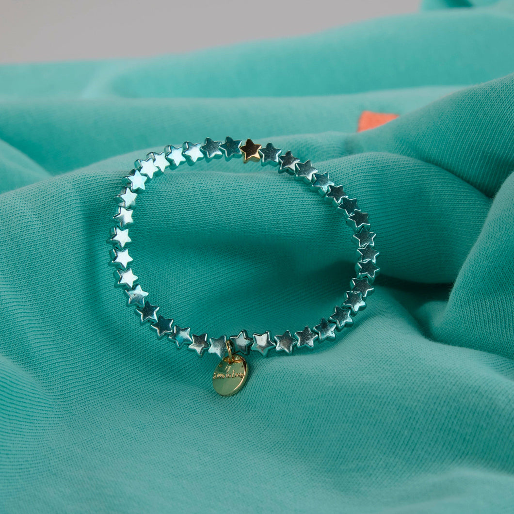 Ella in Love Sternenarmband Starlight Ocean Mint 6mm