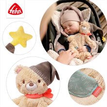 Load the picture into the gallery viewer, Fehn Schmusetuch Bär Groß Einschlafhilfe &amp; Schnuffeltuch Babypielzeug4
