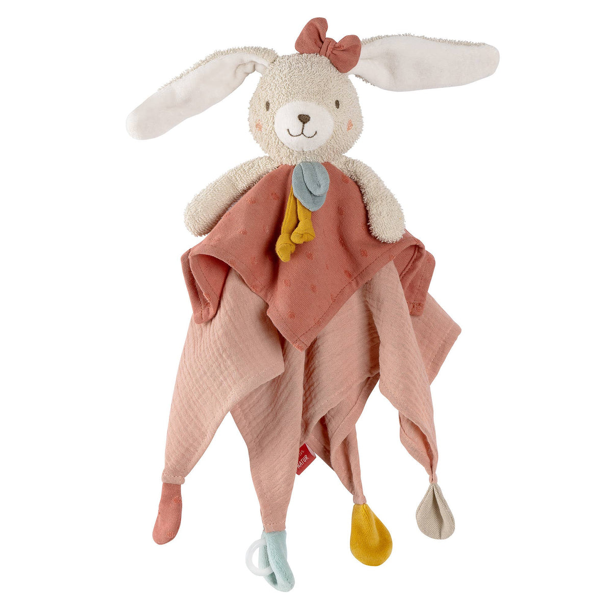 Fehn Schmusetuch Hase Fehn Natur Einschlafhilfe &amp; Schnuffeltuch Babyspielzeug